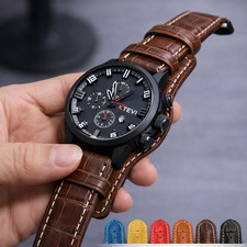 Retro mens quartz watch big - mens,