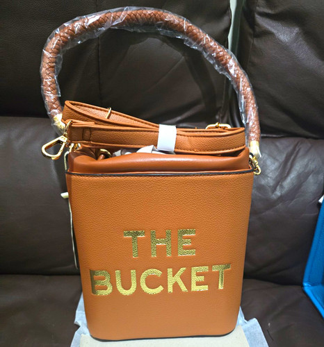 Bucket bag small brown - small,