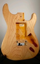 G&L S Type Guitar Body Ash DIY Project 2 Point Trem