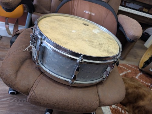 Vintage wooden carlton snare - wooden,