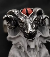 Gothic Ram Skull Pendant