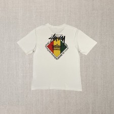 Stussy White Graphic T Shirt