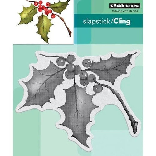 Penny black cling rubber stamp - rubber,