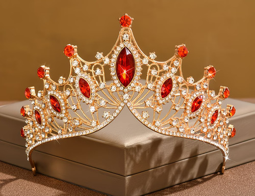 Wedding tiara crown glass - wedding,