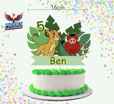 PERSONALISED 2D LION KING CAKE