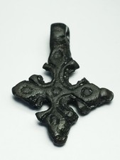 Medieval Bronze Cross Pendant