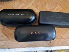 3 Empty Spectacle Glasses Cases. Gucci. Jasper Conran. Osiris.
