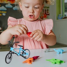 2 Pcs Miniature Mountain Bike