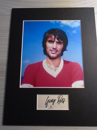 George best genuine - george, signed