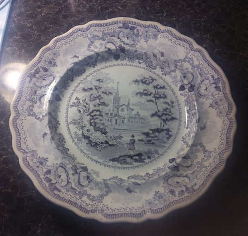 Davenport antique platter - davenport,