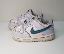 NIKE DUNK TODDLER SIZE 4.5UK EU21 BOYS GIRLS LEATHER SLIP ON TRAINERS SHOES BABY