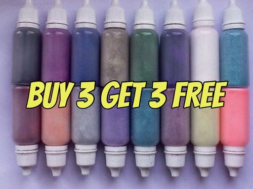 Cosmetic glitter squeeze - glitter,