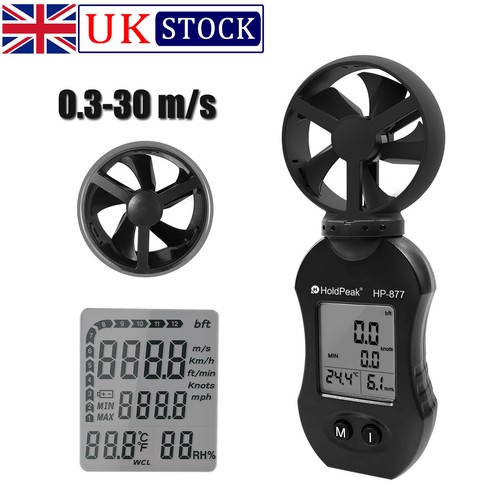 Digital anemometer meter air - meter,