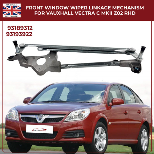 Front window wiper - window, linkage