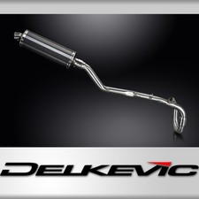 Suzuki DRZ400E 2000-2009 Delkevic Full Exhaust 350mm Oval Carbon Silencer Can