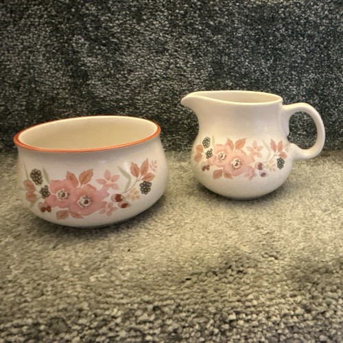 Hedge rose ceramic creamer - ceramic,