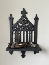 Gothic Wall Shelf – Black