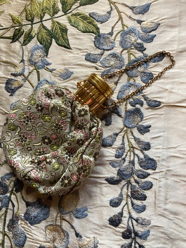 Antique damask fabric - antique,