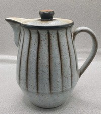 Rare Denby Studio Large Coffee Pot. 1 & 1/3 Pints Discontinued.