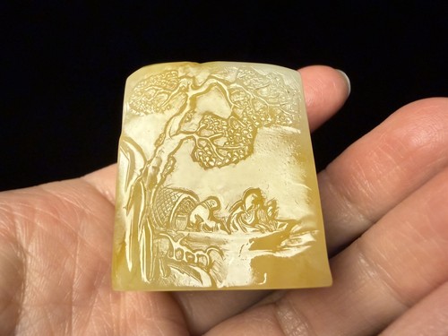 Hand carved natural stone - hand,