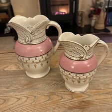 Antique  wash jugs  Pink And