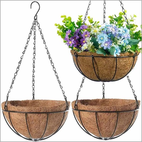 Inch metal hanging flower - hanging,