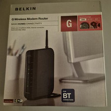 Belkin G Wireless Modem Router
