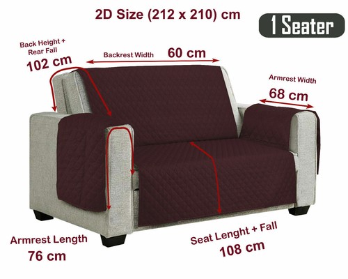 Quilted sofa covers - sofa, throw