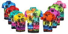 Mens hawaiian shirt - stag, beach