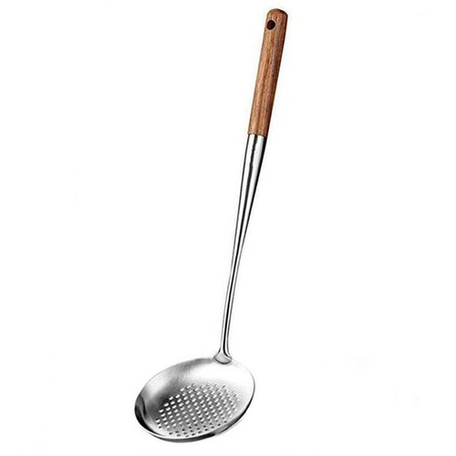 Stainless steel wok spatula - steel,