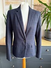 ZARA Navy Check Hacking Jacket