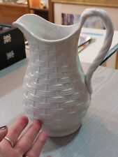 Rare Dudson Jug Relief-Moulded Wicker Limited Edition  39/500 Copy In V&A Museum