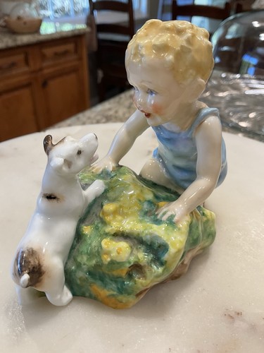 Royal worcester two babies - royal,