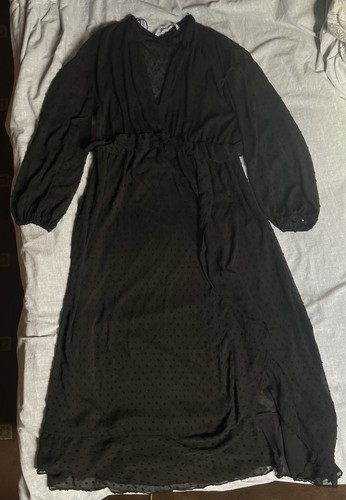 Womens zara midi - dress, black