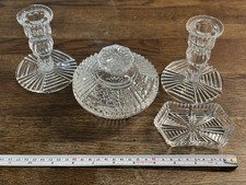 Cut Glass Dressing Table Set