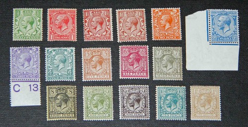 Kgv 1912 royal cypher set - 1912,