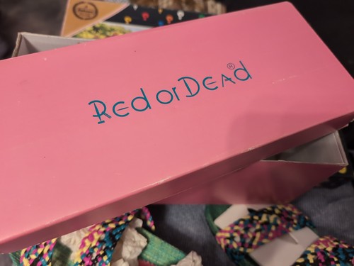 Red dead ladies mules - red,