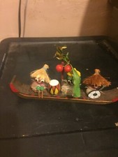 Man Cave Bar Figurine - Three People In A Boat