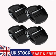 4x Caravan Feet Pads Heavy Duty Caravan Leg Pads Stabiliser Jack Pads UK STOCK