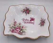 Queens Rosina China Co Ruby