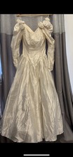24 hour flash sale Vintage Ronald Joyce Size 12 Wedding Dress 