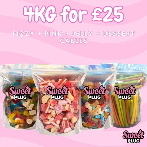 4kg sweet bundle 1kg fizzy - 4kg,