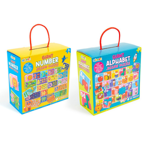 Giant alphabet number jigsaw - giant,