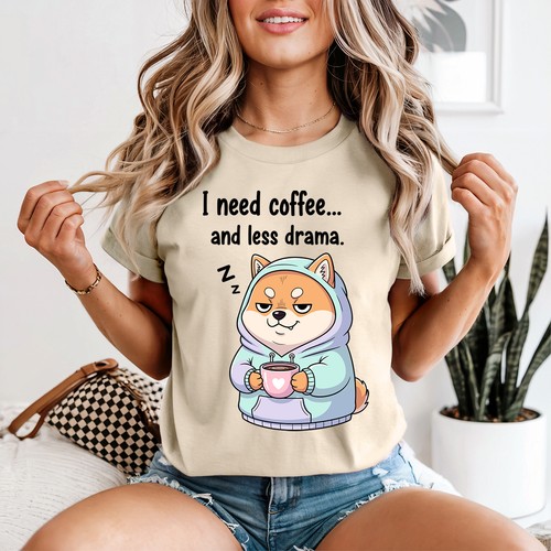 Funny shiba inu womens shirt - funny, t-shirt