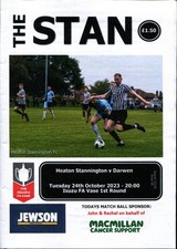 Heaton Stannington v Darwen 24/10/23 FA Vase 1st Round