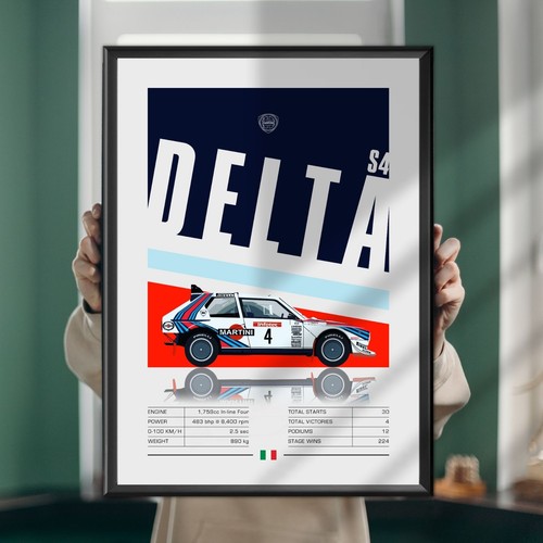 Lancia delta rally - delta, s4,