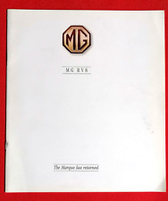 1994 MG RV8 Sales Brochure - Very Good Condition
