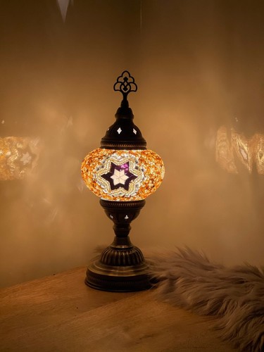 Turkish moroccan mosaic lamp - moroccan,