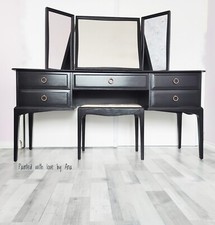  Stag Minstrel Dressing Table with mirror and stool PAINTED TO ORDER 