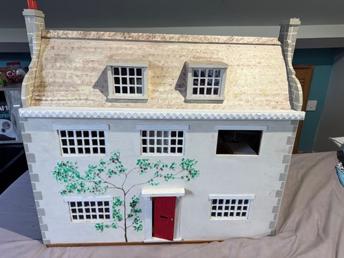 Vintage wooden dolls house